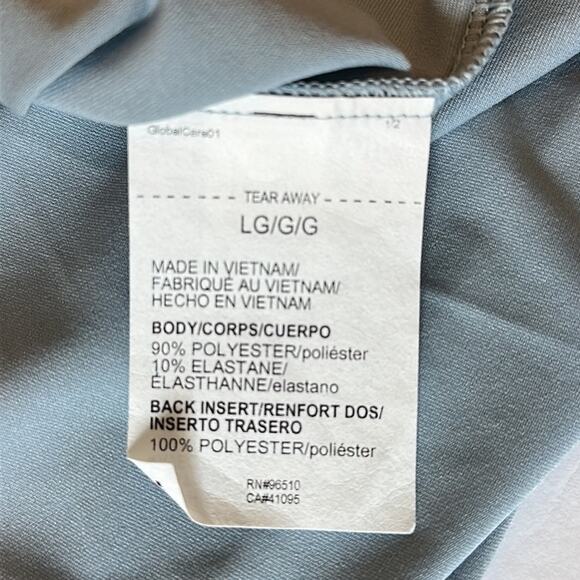 Under Armour RUSH Vent T-Shirt NEW Slate Blue Fitted Stretch Mesh Size L - Picture 11 of 12